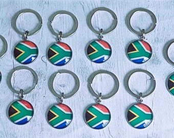 10 South African flag keyrings, South African keyrings, South Africa flag keyrings, South Africa gifts, South Africa flag gift, South Africa