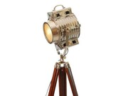 ARRI 40 39 s Vintage Theater Stage Nautical Spotlight - Art Deco Industrial Lamp Replica