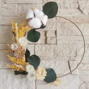 Dried flower crown