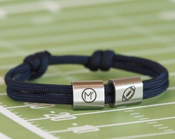 personalized logo bracelet sport, myjori, football, stainless steel
