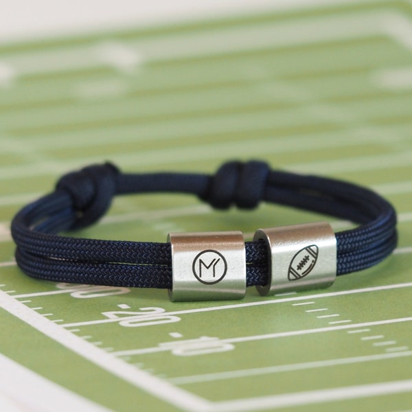 personalized desired logo bracelet sport, myjori, football, stainless steel