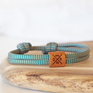 Wooden Bracelet Fish, Sailing Rope, Communion, Confirmation, Baptism