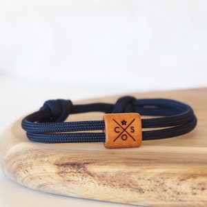 Wooden Bracelet Fish, Sailing Rope, Communion, Confirmation, Baptism