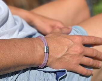 Bracelet personnalisé pour femmes estampillé à la main Mountain | Amoureux de la montagne | Errance