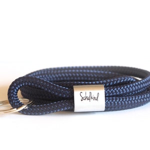 myjori schoolchild lanyard personalized with name, school bag, sailing rope, school enrollment 2022 image 9