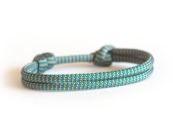 myjori Surfer Bracelet made of sailing rope Blue Waves