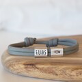Communion fish bracelet personalized with engraving hand stamped for baptism, birthday, back to school, confirmation product logo