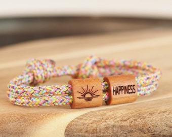 myjori wooden bracelet, sunrise, engraved wooden bracelet, gift ideas for couples, boho