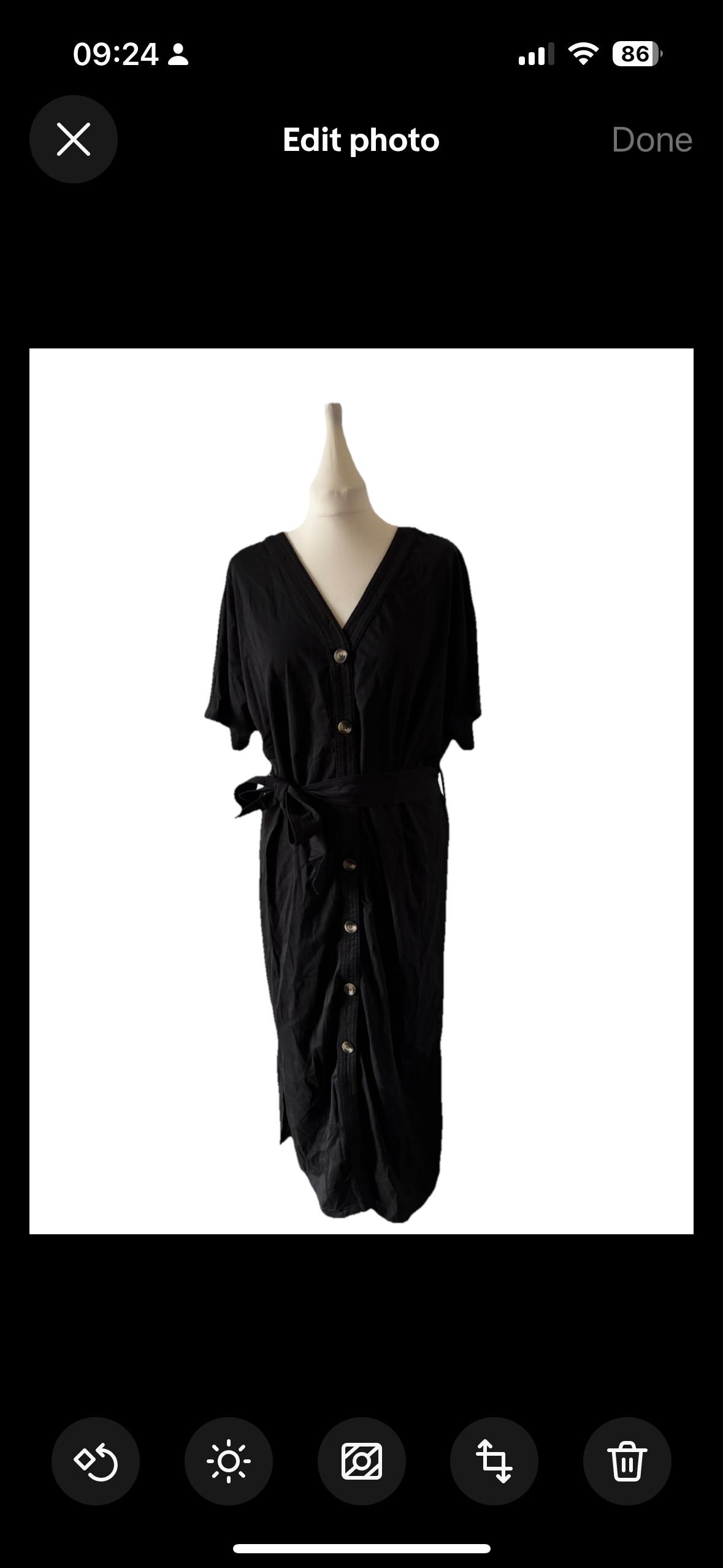 Robe Noire Sans Manches Warehouse - Néoprène - Coupe Shift - Neuf Sans étiquettes - Look Moderne