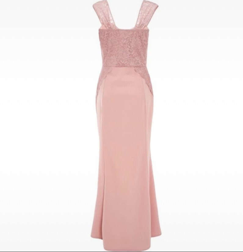 QUIZ Pink Glitter Lace Maxi Dress Balls Bridesmaid Etsy