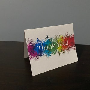 Rainbow Thank You Card