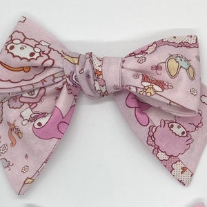 Hello Kitty Fabric Hair Bows Melody & friends
