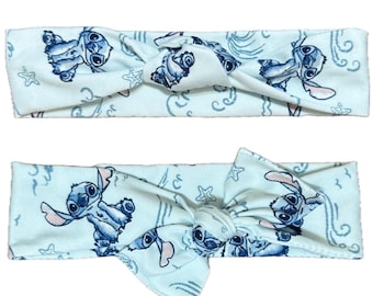 Stitch Bow or Top Knot Knit Headband
