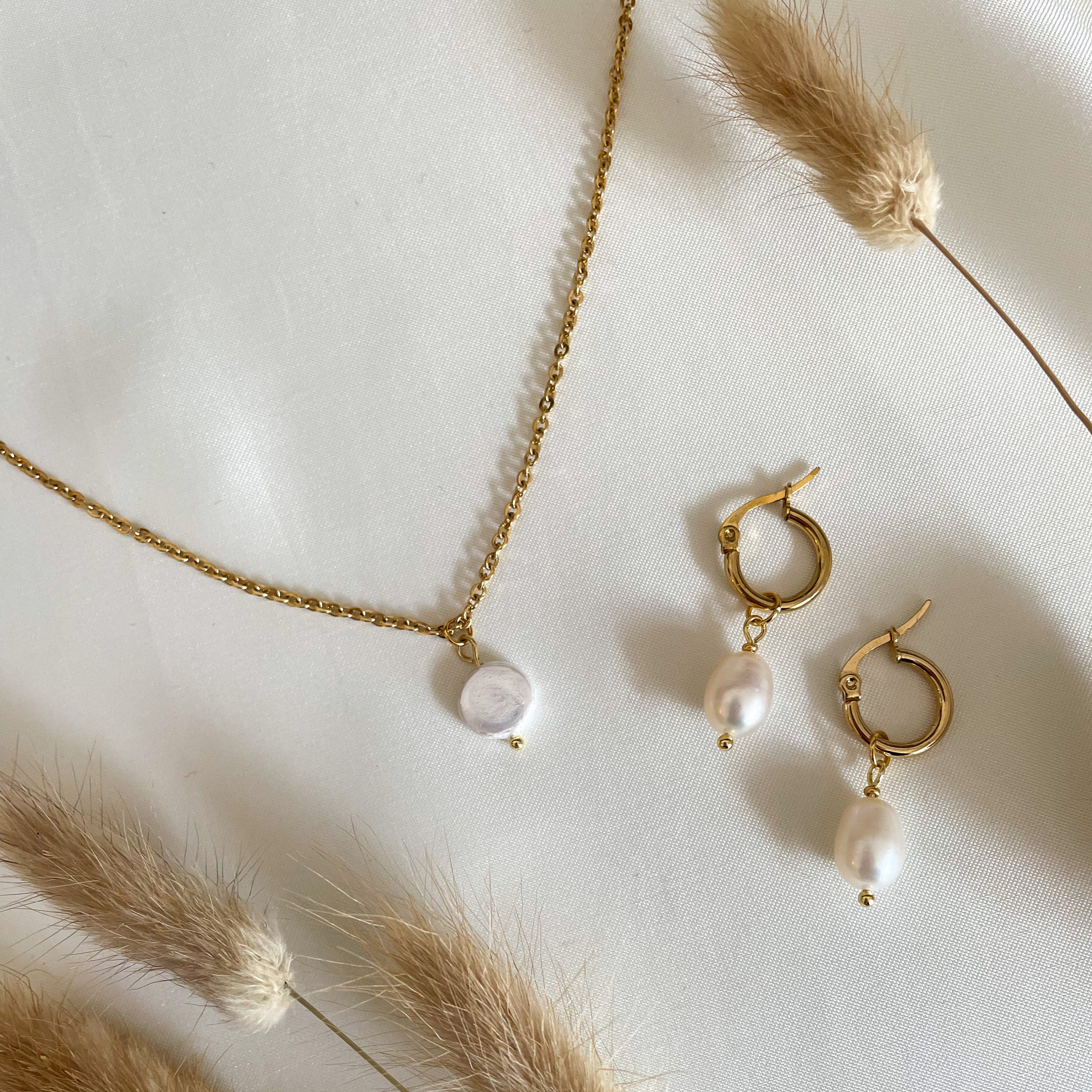 ネックレス・ペンダント [KATENKELLY] Fresh Pearl Necklace Delicate Pearl Necklace With Keshi Pearl in Sterling Silver