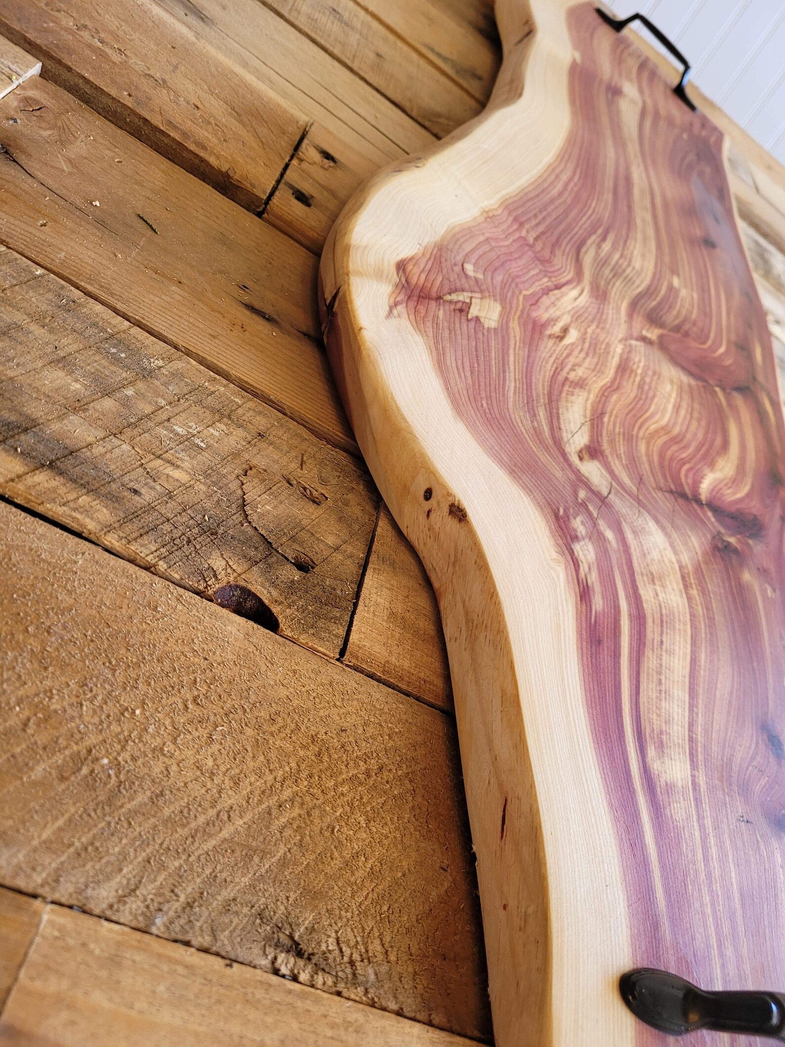 Service Board Live Edge Wood Etsy