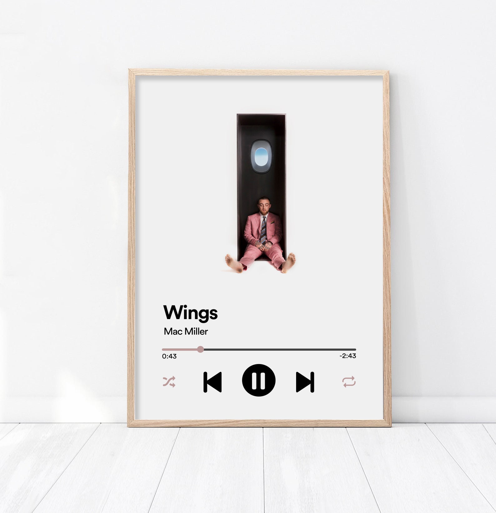 Mac Miller Wings Mac Miller poster faces wall art posters Etsy