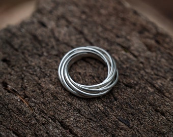 Ring made of sterling silver "Weekly ring" · seven rings in one ring · by Atelier Linnéa