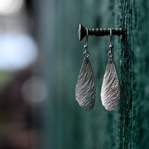 Ohrringe Ahornsamen aus Sterlingsilber von Atelier Linnéa