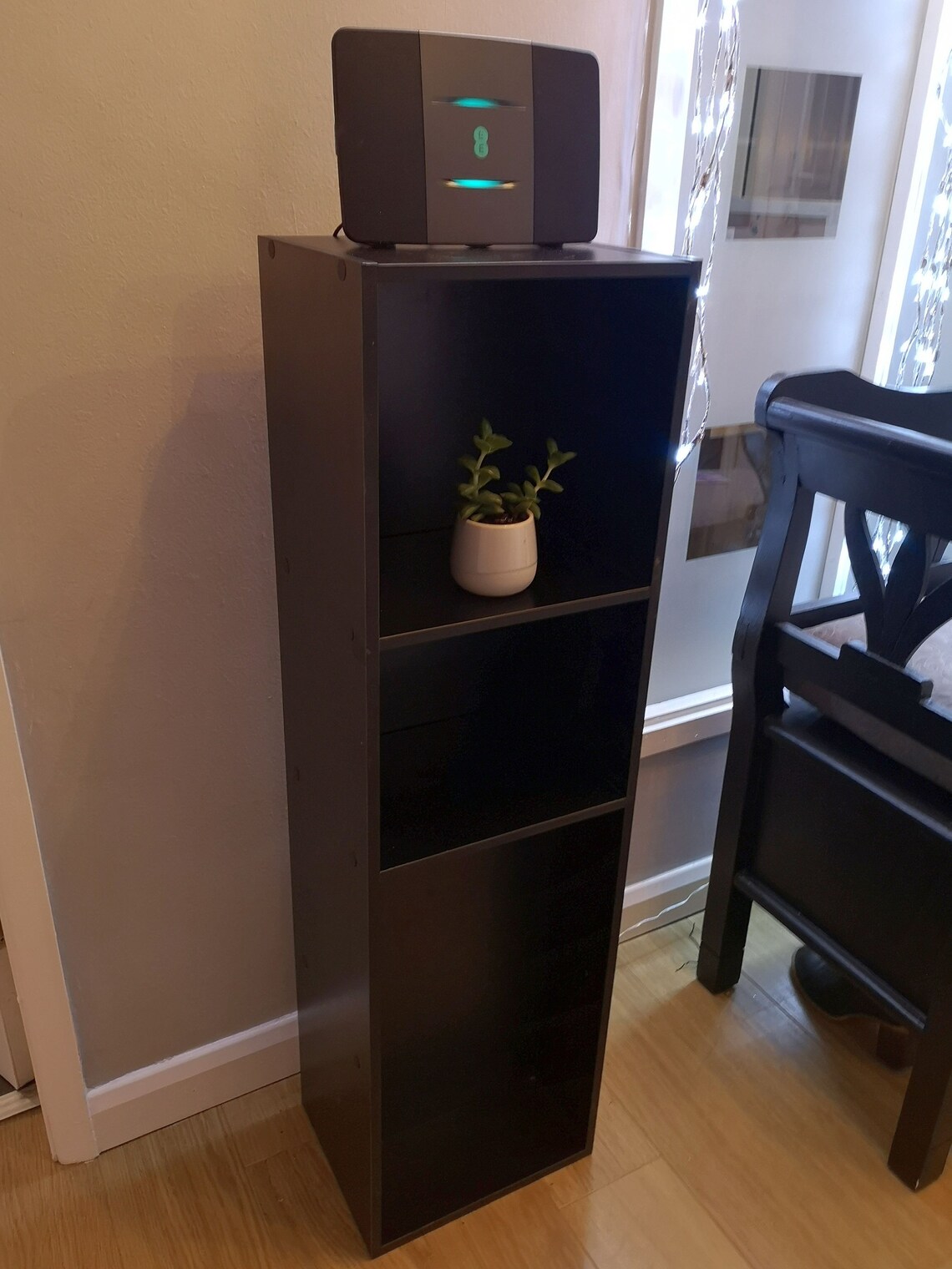 Router Modem Bookcase Stand hide cables Etsy