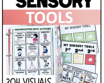 Sensory Diet Cards | 204 Visual Activities for Occupational Therapy (Digital Download)
