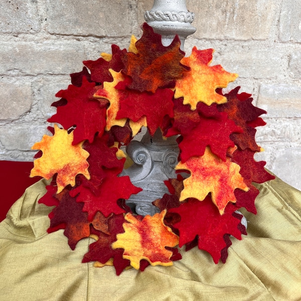 Autumn Wreath - Pure Wool Felted