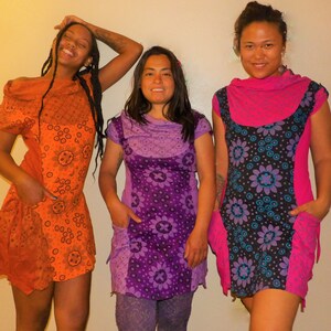 100% cotton mandal flower dress with pockets
