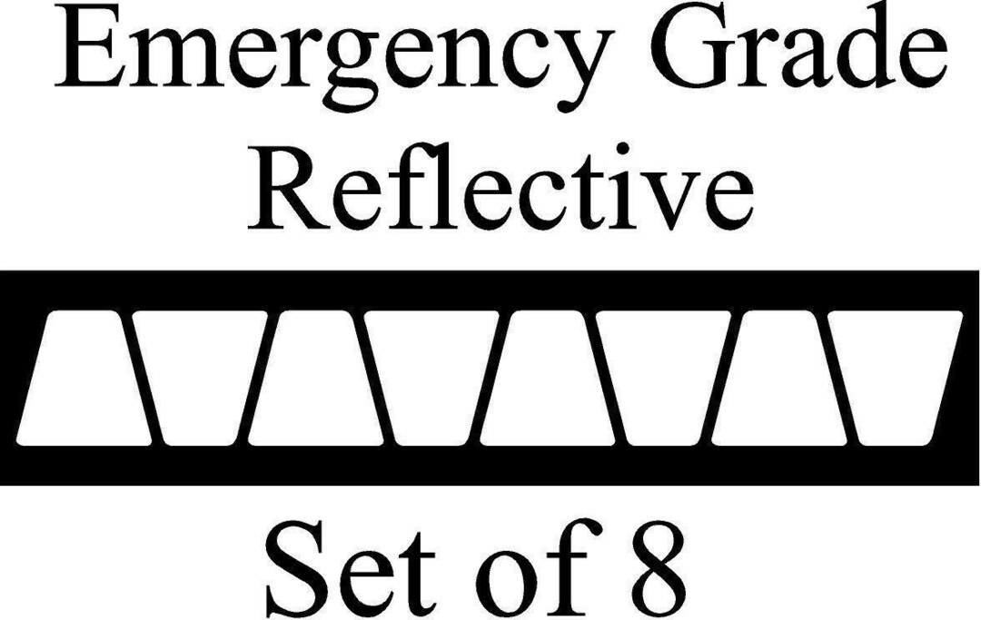 Reflective Helmet Sticker For EMT & Fire Rescue - Tetrahedron Vehicle Extrication Tech