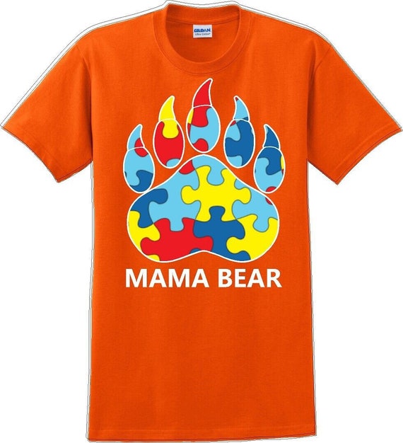Autism Awareness Mama Bear T-Shirt - JC - image 6