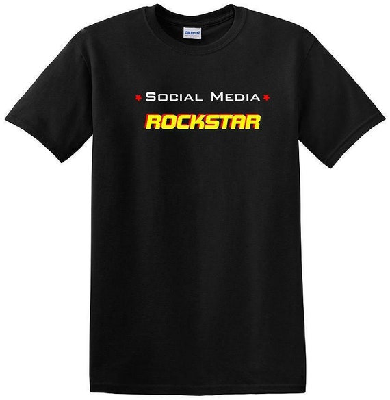 Social Media Rockstar - Funny shirt - short sleev… - image 2