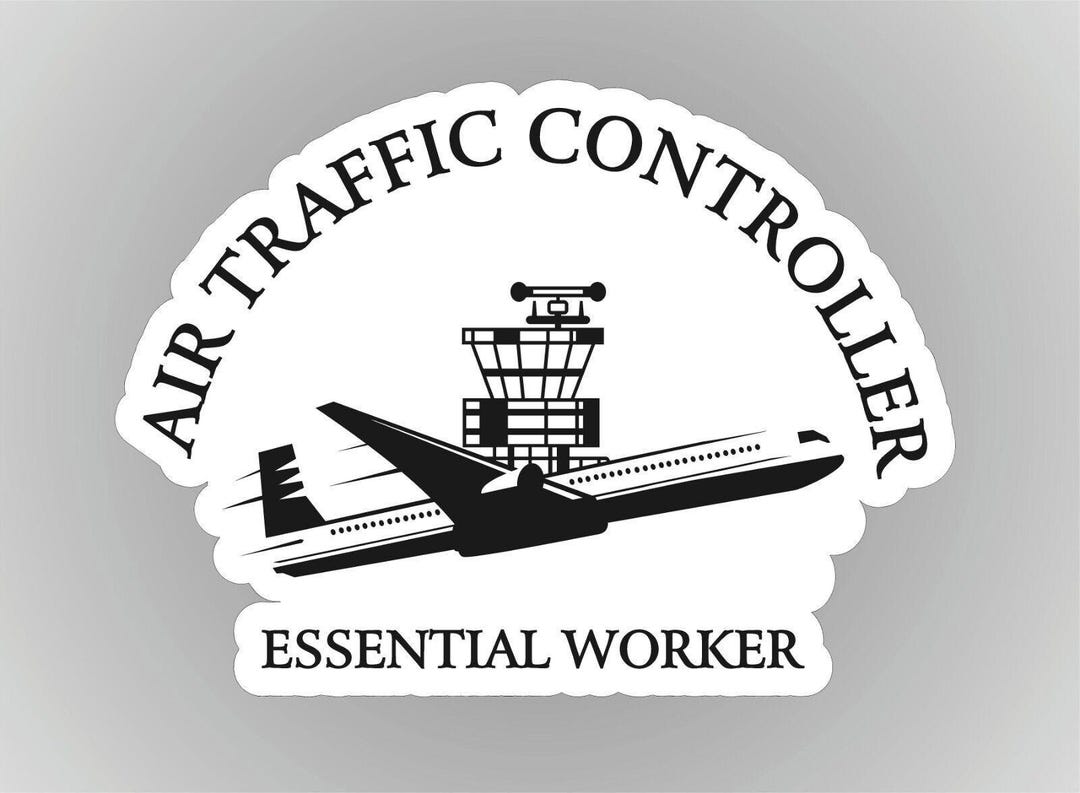 Air Traffic Controller Decal Essential Workers Airport Sticker - Etsy