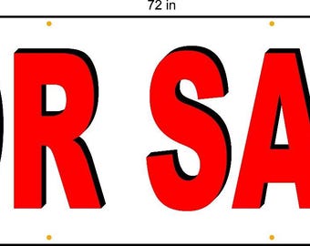 2' x 6' Store Banner - FOR SALE
