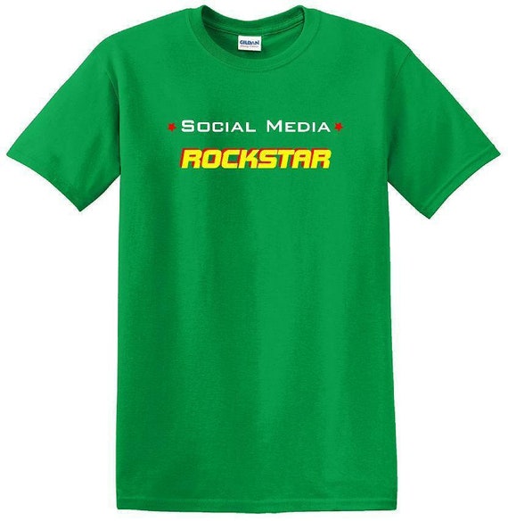Social Media Rockstar - Funny shirt - short sleev… - image 5