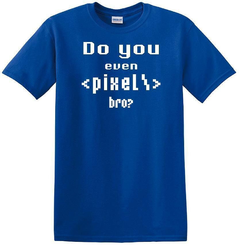 Pixel Coding - Social Media - Funny Shirt - Short Sleeved T