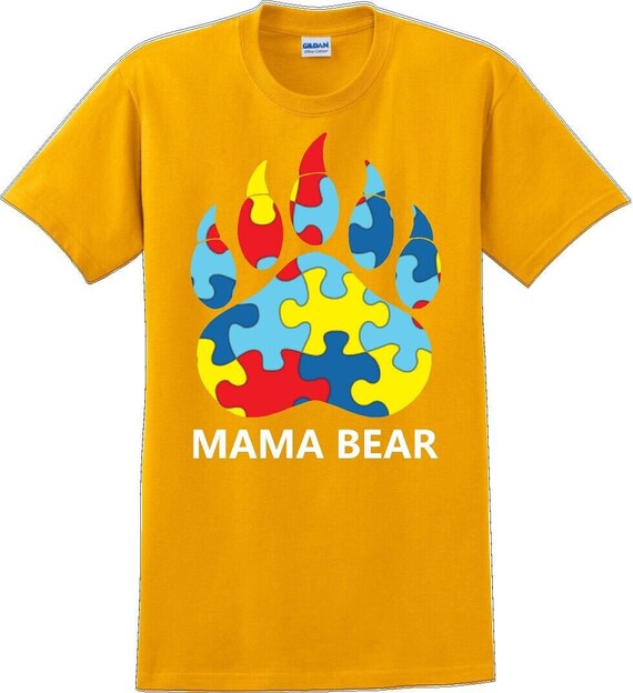 Autism Awareness Mama Bear T-Shirt - JC - image 10