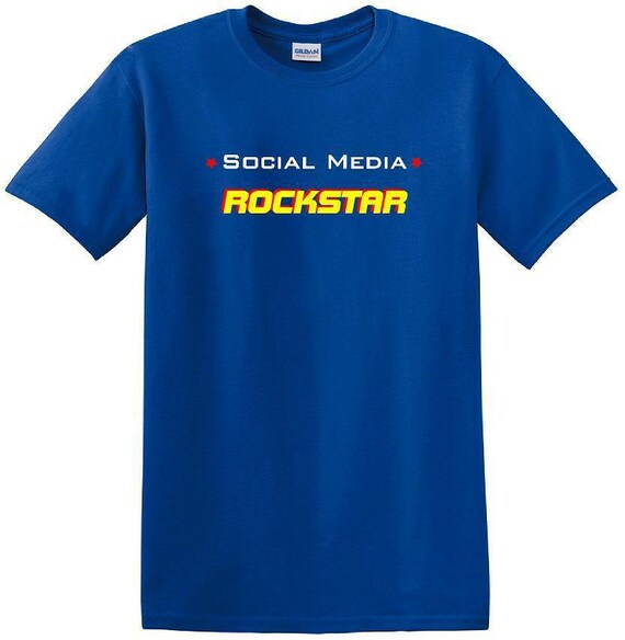 Social Media Rockstar - Funny shirt - short sleev… - image 3