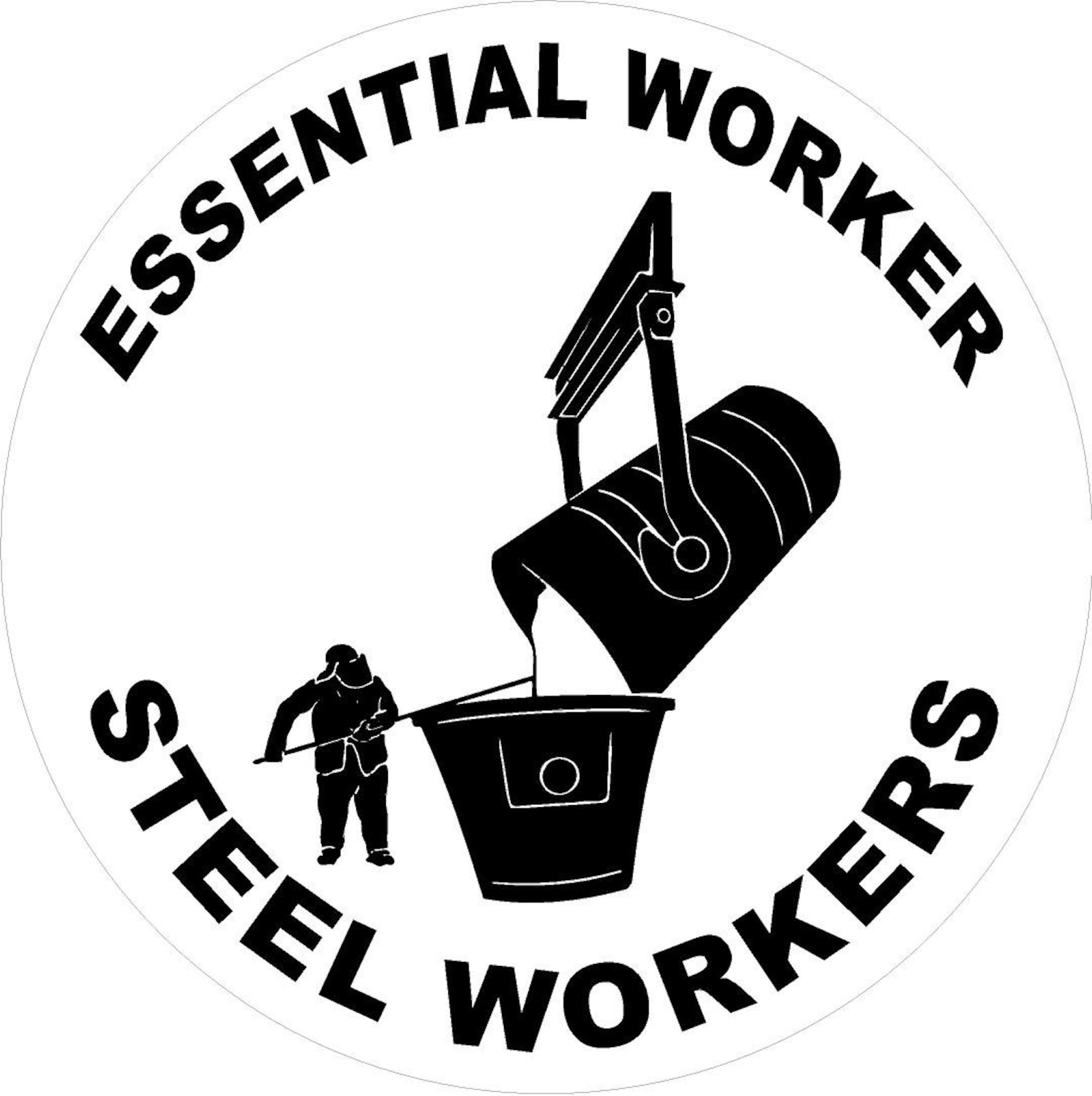Essential Decals Essential Worker Steel Workers Decal - Etsy