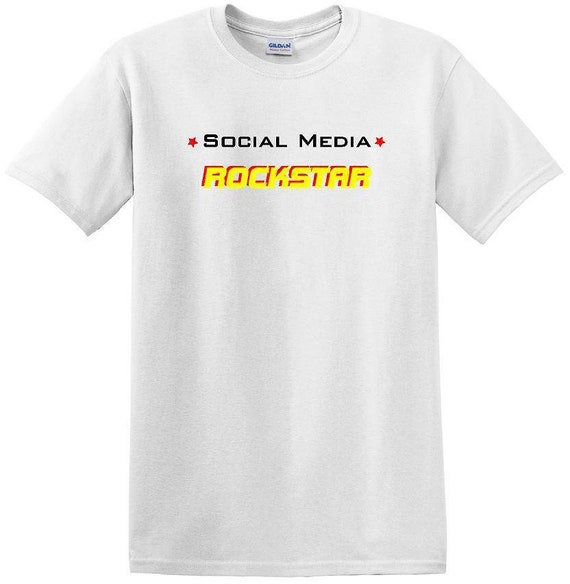 Social Media Rockstar - Funny shirt - short sleev… - image 9