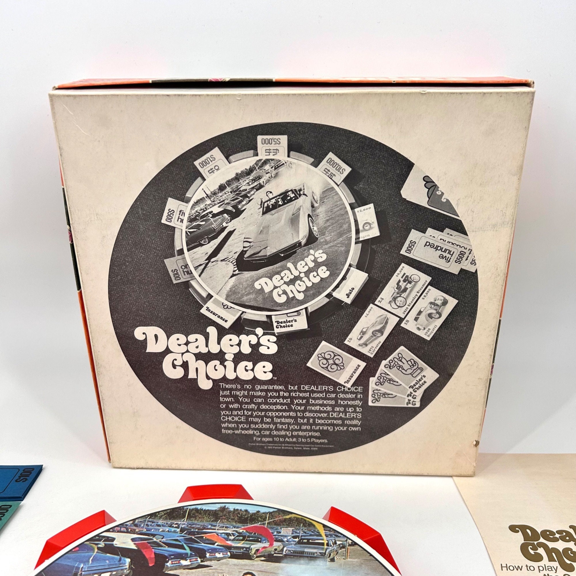 Vintage 1972 DEALER'S CHOICE Parker Brothers Used Car Board Game Etsy