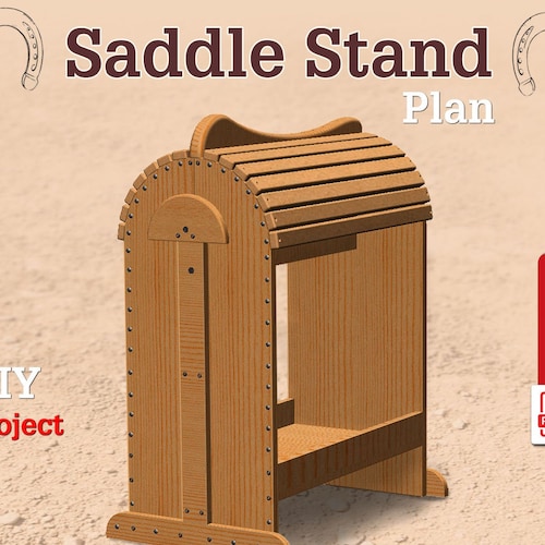 Saddle Stand Plan Saddle Rack Plan Simple DIY Project Etsy