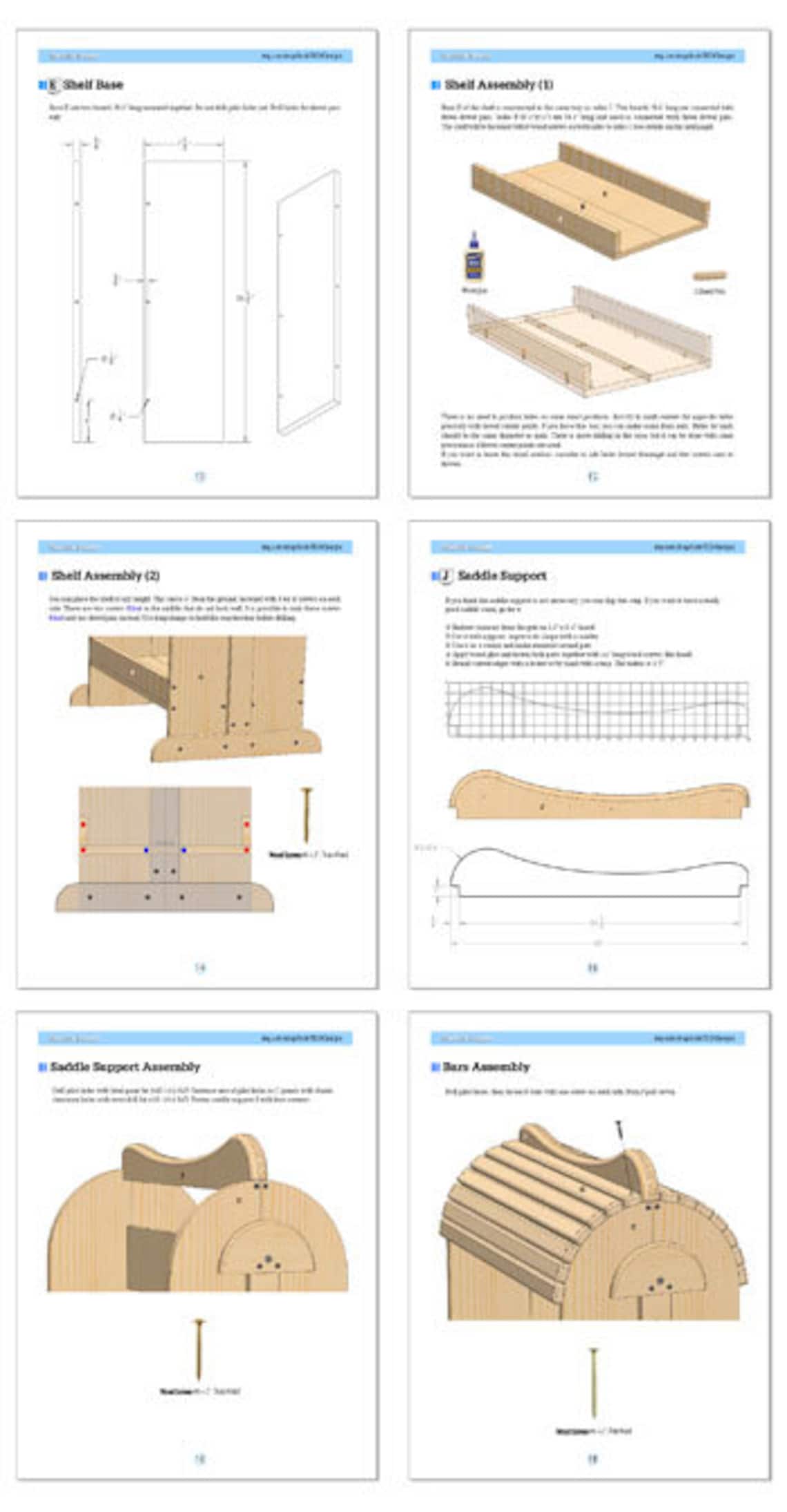 Saddle Stand Plan Saddle Rack Plan Simple DIY Project Etsy