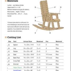 DIY Rocking Chair Plans for Beginner Woodworkers image 4