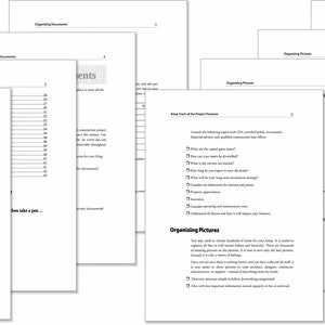 New Home Construction Checklist – Building Planner – 43 Pages - Etsy