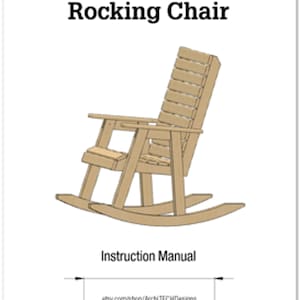DIY Rocking Chair Plans for Beginner Woodworkers image 2