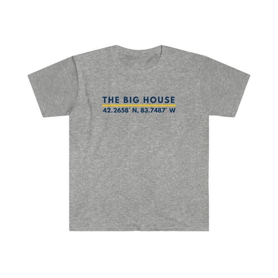The Big House Tshirt Michigan Football 