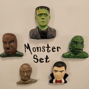 Monster-Magnete; 5er Set