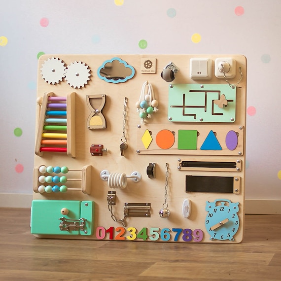 Toddler Busy Board Present, Montessori Busyboard, Montessori Toys