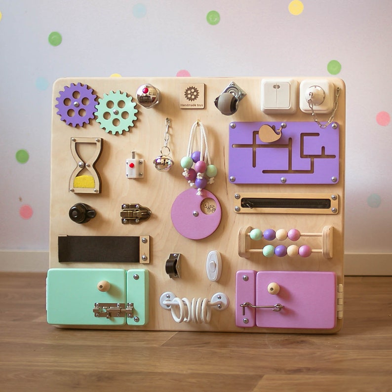 Large Busy Board for Baby With Montessori, Custom Gifts for Kids