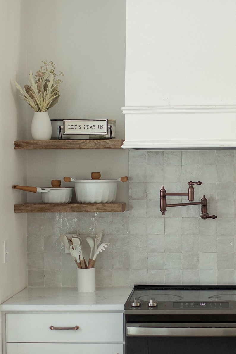 Rustic Scaffolding Planks Floating Shelf/shelves Pantry Etsy