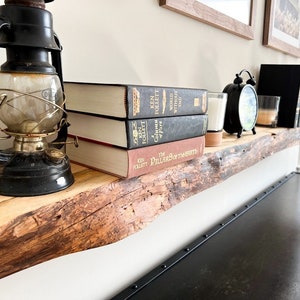 Rustic Live Edge Floating Shelf/shelves | Pantry shelves | Bathroom & Kitchen Shelf/shelves | Book Shelf | Wood Shelf Shelves |