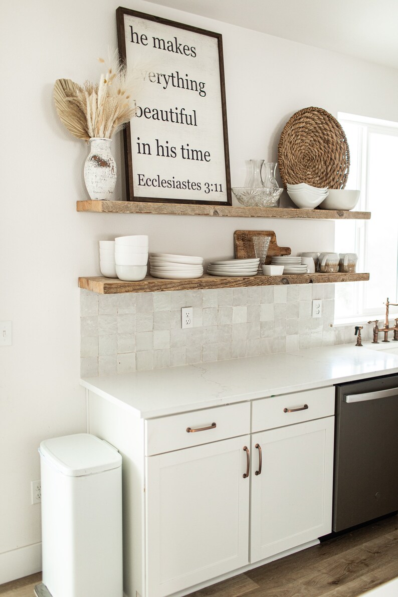 Rustic Scaffolding Planks Floating Shelf/shelves Pantry Etsy